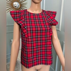 Draper James Tartan Top